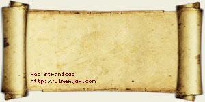 Aca Veljković vizit kartica